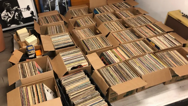 Lote de 10 vinilos de rock