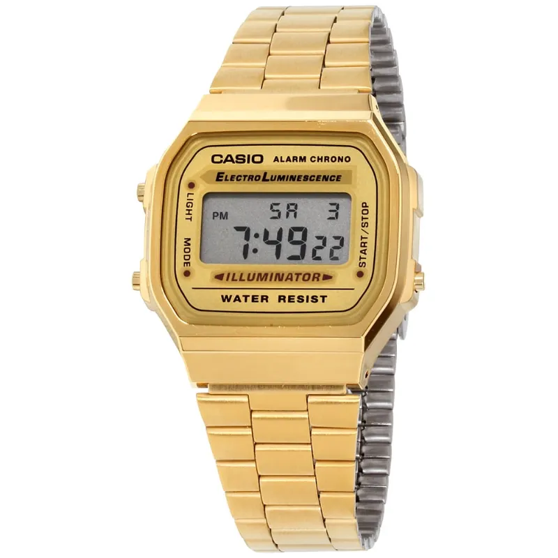 Gold Retro Casio Watch